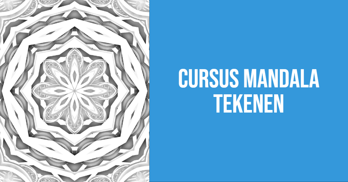 Super Cursus Mandala Tekenen voor Beginners - Creativiteit - Soofos UA-05