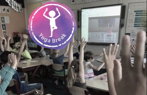 Leer kennis maken met yogabreak voor in de klas