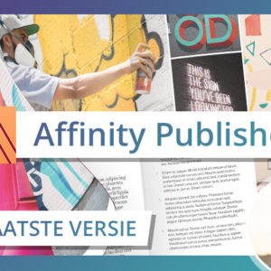 vormgeven dtp affinity adobe publisher indesign