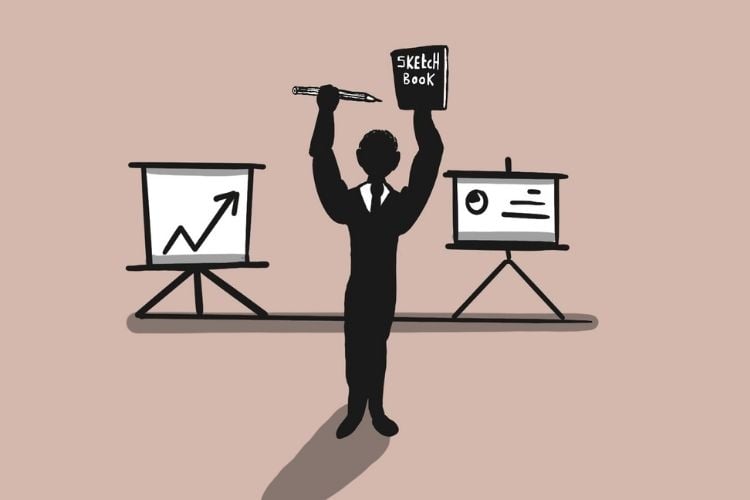 In deze online cursus leer je hoe je zakelijk tekenen kunt gebruiken om je boodschap duidelijker over te laten komen