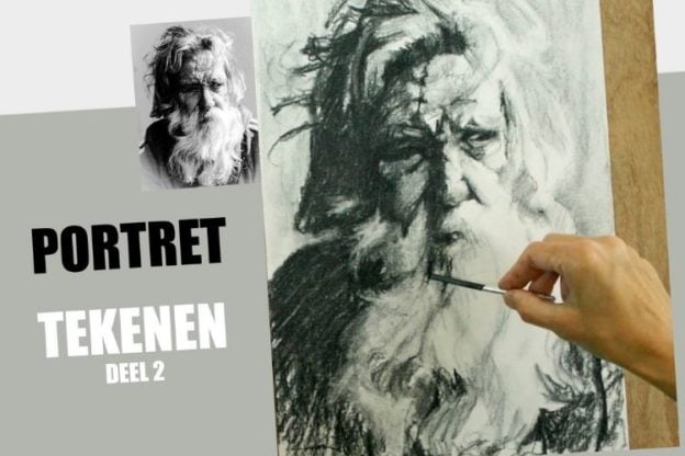 In deze online cursus leer je hoe je hoe je met gemak sprekende portretten kunt tekenen